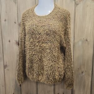 Mystree Pullover Sweater,acrylic/polyester, EUC,SZ L,extremely soft and stretchy